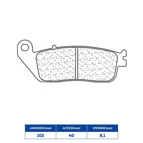 Front brake pads sintered for - front,