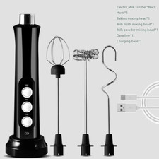Electric milk frother handheld - milk,