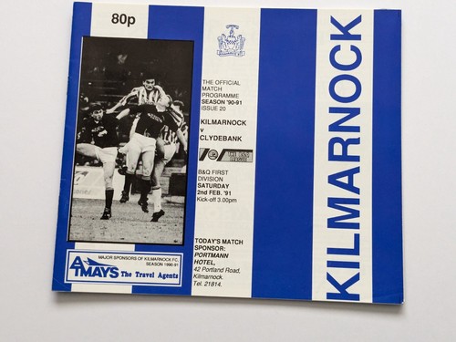 Kilmarnock clydebank - kilmarnock,