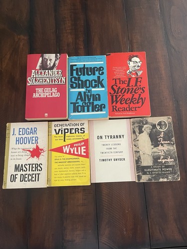 Political history book lot - book,