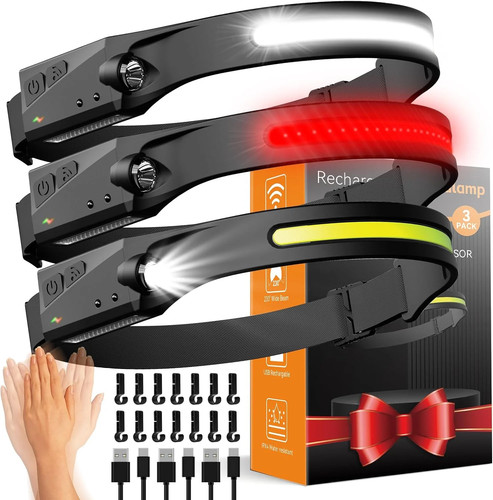 Headlamp rechargeable pack - rechargeable, 3