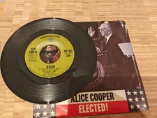 ALICE COOPER: elected / luney tune WB 7" Single 45 RPM