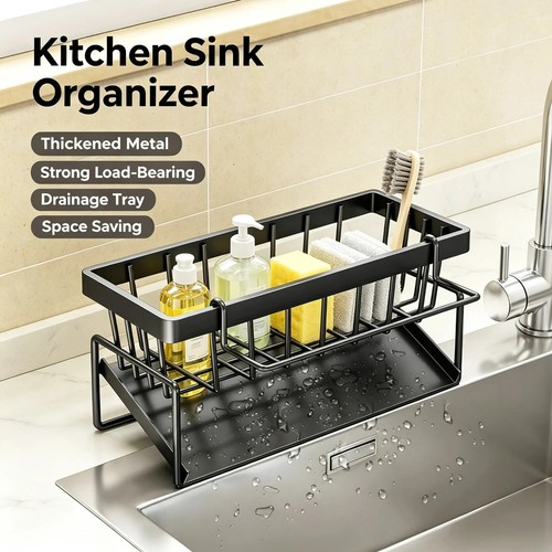 Kitchen sink caddy basket - sink,