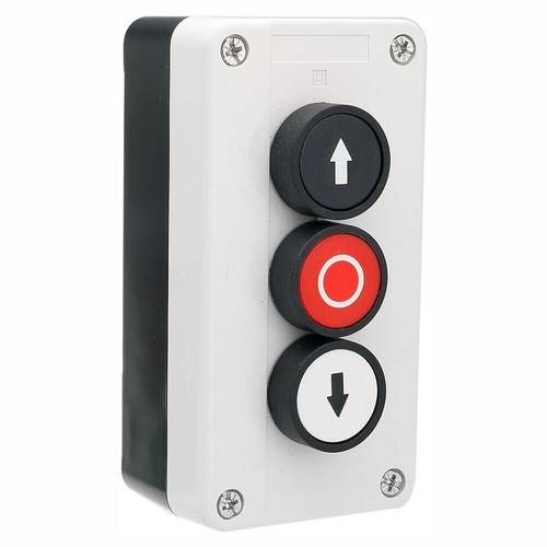 Button push station down - button,