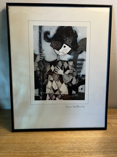 Framed print arlecchino by - framed,