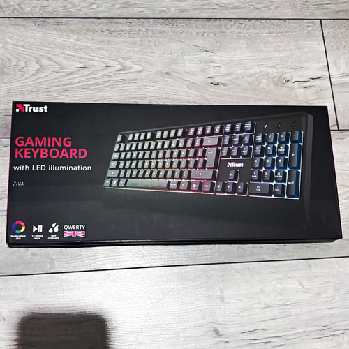 Trust ziva gaming keyboard - trust, led