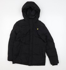 Lyle & Scott Boys Black Puffer