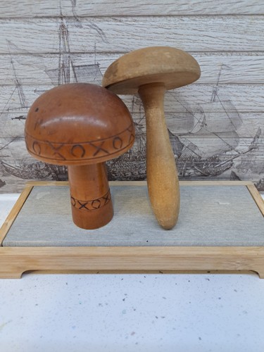Vintage wooden darning - vintage,