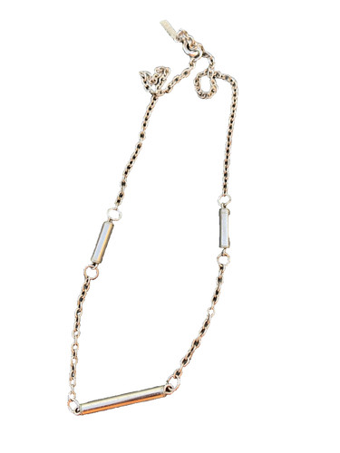 Corocraft silver choker - ,, chain