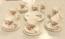 Vintage art deco Windsor bone china 21 piece tea set