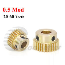 0.5 Mod Brass Pinion Spur Gear