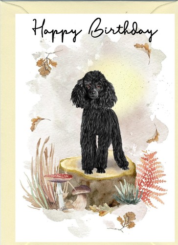 Poodle dog - (4"x, 6")