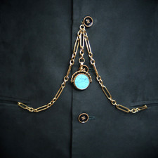 18k Gold Plated Trombone Link