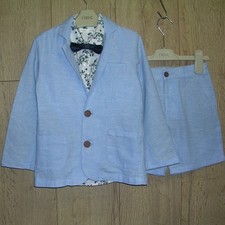 Next Boys Blue Linen Blazer