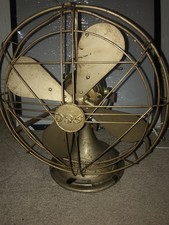 ANTIQUE VINTAGE 1940s G.E.C ELECTRIC ADJUSTABLE DESK FAN “”WORKING ORDER works  