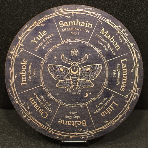 Wooden moth wheel the year - of,