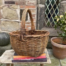 Vintage Wicker Shopping Basket