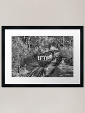 Vintage Steam Train Lake