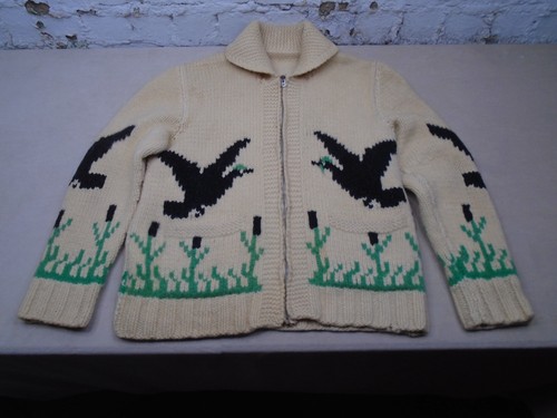 Vintage cowichan wool sweater - cowichan,