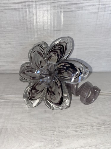 Murano hand blown purple glass - murano,