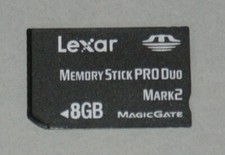 8GB Lexar Memory Stick Pro Duo