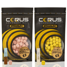 Wafters Carp Fishing Dumbells 12mm Wafters Yellow Pineapple Pink Krill Bait