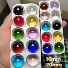 Mixed 16/20mm Crystal Sphere Beads Glass Solid Balls Traditional Marbles Game