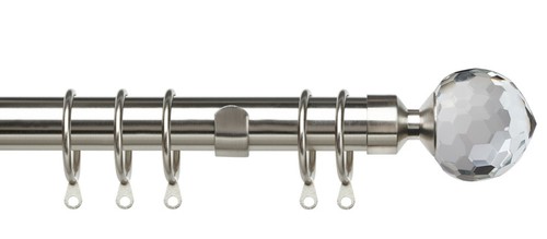Metal extendable curtain - extendable, pole