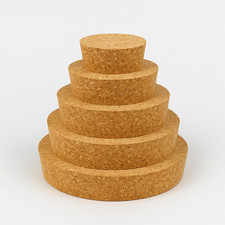 Cork Lid - Perfect Fit for Terrariums and Glass Jars - Various Sizes