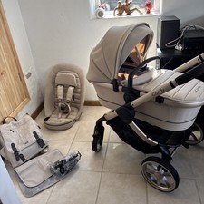 iCandy Peach 7 Biscotti Edition Pushchair & Carrycot with Accessories Bundle