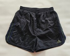 Vintage Adidas Men’s Shorts Size small Black Swimming gym beach 90s 