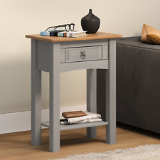 Corona Console Table Grey Wax