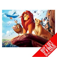 DISNEY LION KING POSTER ART
