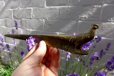 Antique vintage brass letter - antique,