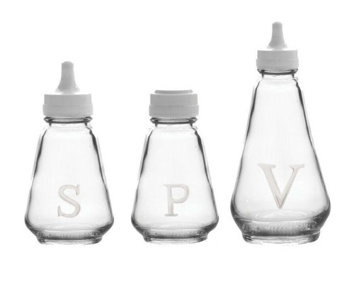 Salt pepper vinegar oil shaker - salt,