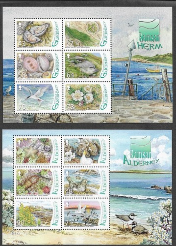 Alderney and herm island - and,
