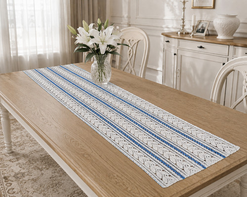 Vintage crochet table - vintage,