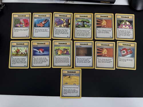 Vintage pokémon trainer card - vintage,
