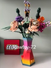 Display Vase For Lego Bouquet Of Flowers- Display Bouquet Of Roses.
