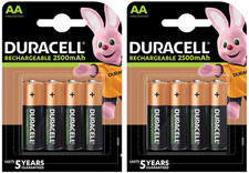 8 x Duracell AA 2500 mAh