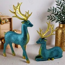 2 Pcs Reindeer Statues,Xmas