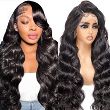 13x6 Transparent HD Lace Front Wigs Human Hair Wig, Body Wave Human Hair Wig For
