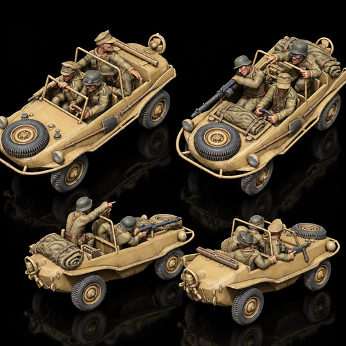 Ww2 german schwimmwagen - 1/72,