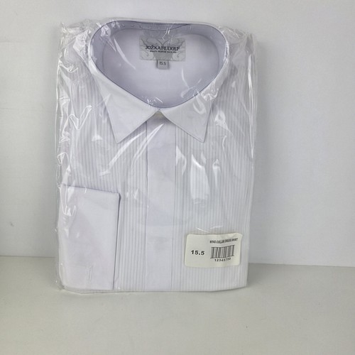 Men wing collar shirt - shirt, white