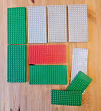 Vintage Lego Baseplates x 10 Selection of thick and thin