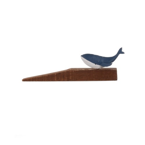 Metal blue whale - blue, base