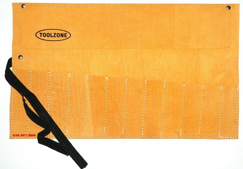 Chisel leather tool roll - leather, 12