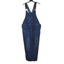 The Rocking Rev Dungarees Blue