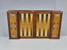 Vintage Franklin Mint Excalibur Backgammon Set 1980s Wooden - Game Board Only