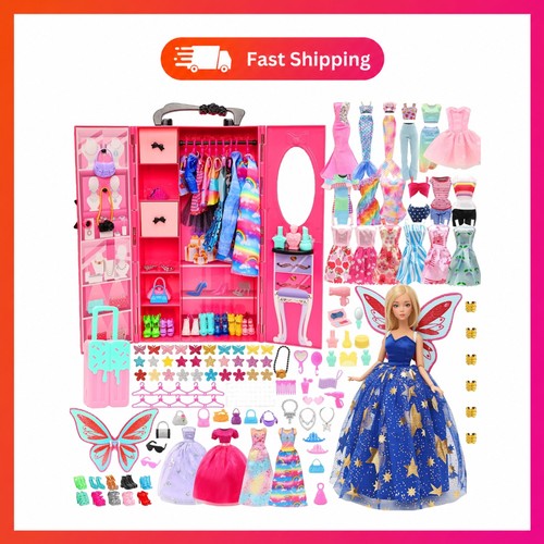 Doll wardrobe playset - wardrobe, 101